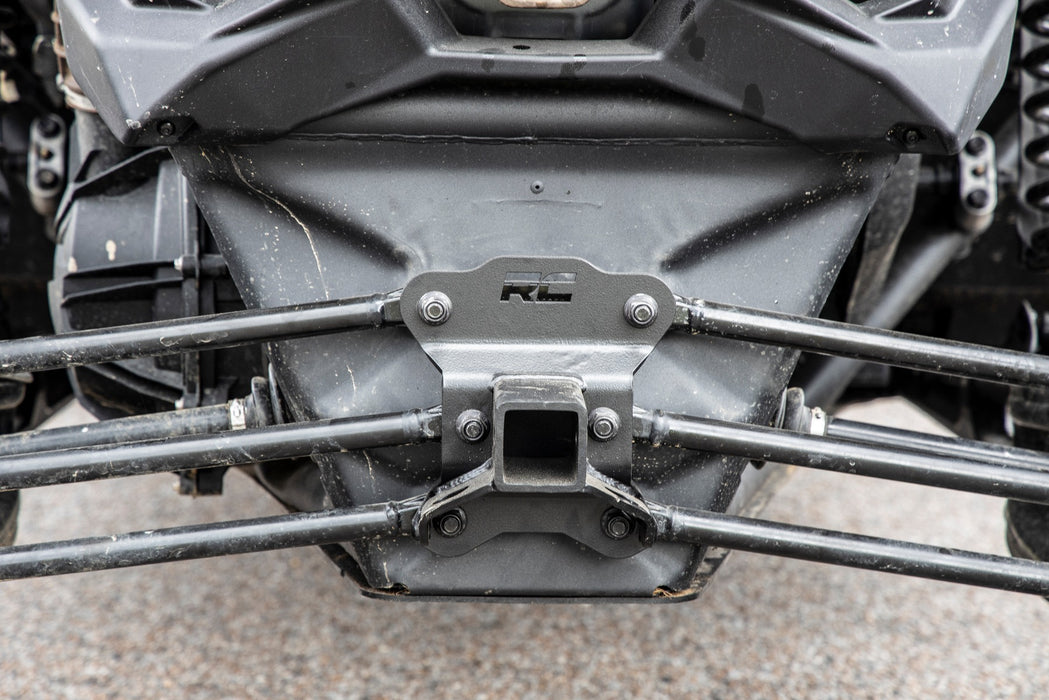 Rough Country 97023 Can-Am 2.0 Inch Receiver Hitch Plate For 17-20 Maverick X3 Rough Country - Truck Part Superstore