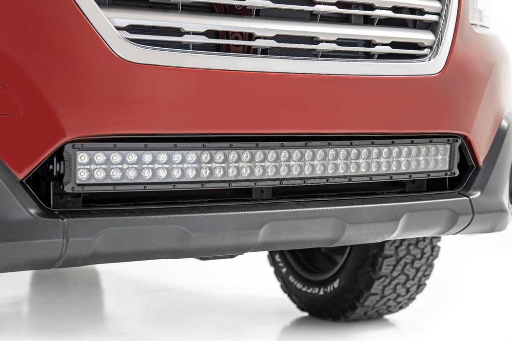 Rough Country 70884 Subaru 30 Inch LED Bumper Kit w/Chrome Series White DRL 15-19 Subaru Outback Rough Country - Truck Part Superstore