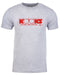 Kooks Custom Headers TS-100647-03 Heather Grey Men s T-Shirt-X-Large Red Screen Printed Kooks Logo on front - Truck Part Superstore