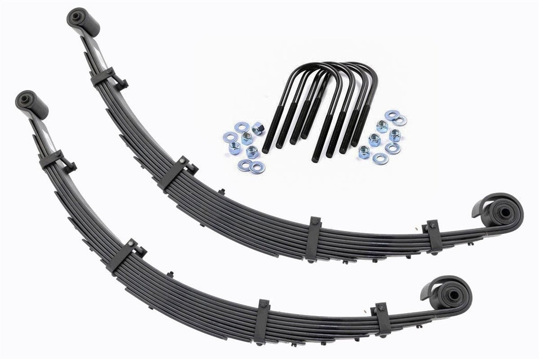 Rough Country 8073Kit Front Leaf Springs 8 Inch Lift Pair 99-04 Ford Super Duty 4WD Rough Country - Truck Part Superstore