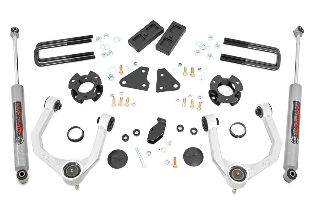 Rough Country 500011 3.5 Inch Lift Kit N3 Cast Steel Knuckles 19-22 Ford Ranger 4WD Rough Country - Truck Part Superstore