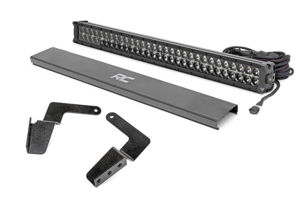Rough Country 70652DRL Toyota 30 Inch LED Bumper Kit Black Series w/ Cool White DRL (07-14 FJ Cruiser) Rough Country - Truck Part Superstore