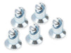 Earl's Performance PANF6400-ERL Quarter Turn Fastener; Slotted Flush Head; 7/16 in.; .400 Grip; Steel; 5 Pieces; - Truck Part Superstore