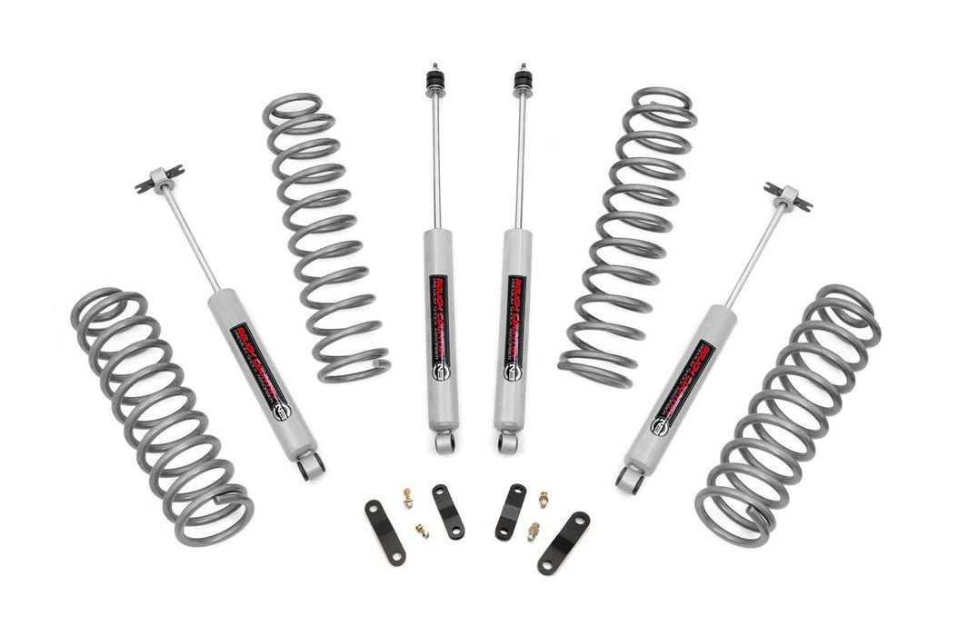 Rough Country PERF678 2.5 Inch Jeep Suspension Lift Kit 07-18 Wrangler JK W/Preminum N3 Shocks Rough Country - Truck Part Superstore