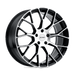 Petrol 1880P2B405114F76 PEP2B 18X8 5X4.5 G-BK MCH-FC 40MM - Truck Part Superstore
