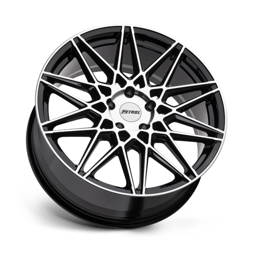 Petrol 2085P3C405112F66 PEP3C 20X8.5 5X112 G-BK MCH-FC 40MM - Truck Part Superstore