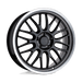 Petrol 1670P4C405100B72 PEP4C 16X7 5X100 G-BK MCH-LP 40MM - Truck Part Superstore
