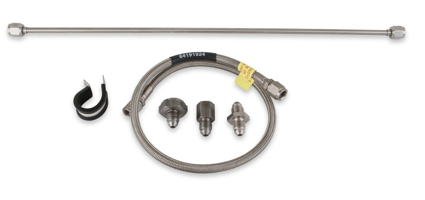 Earl's Performance PK0001ERL Exhaust Back Pressure Plumbing Kit; 4AN; 42 in. Long; Stainless Steel; - Truck Part Superstore