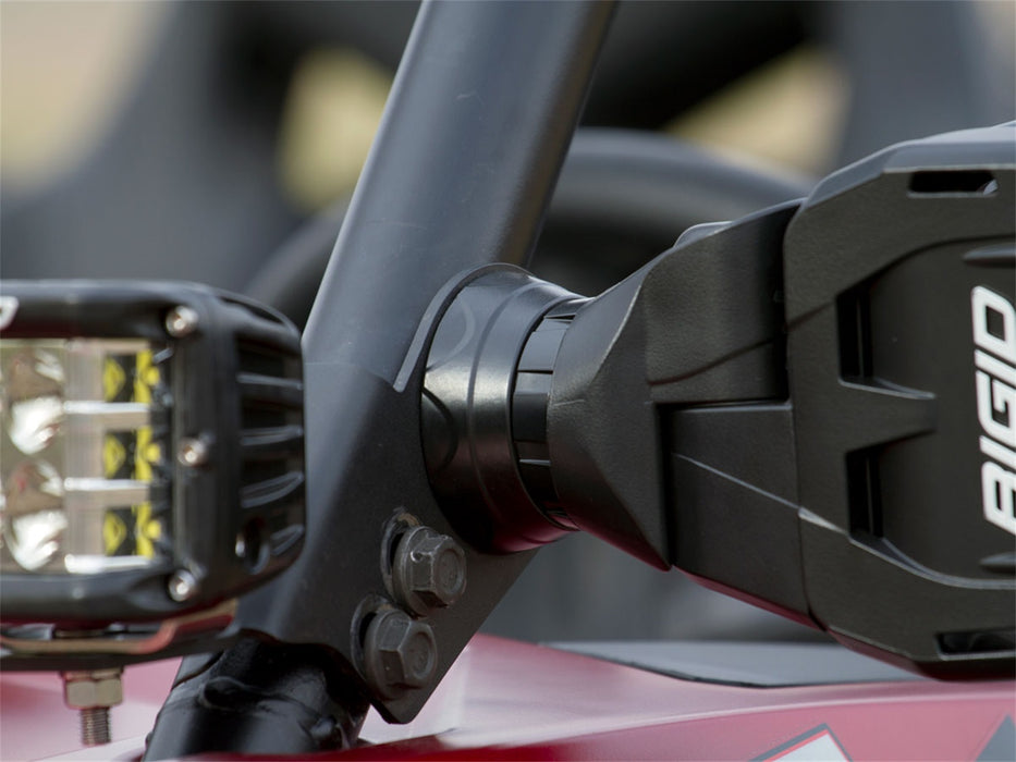 Rigid Industries 41648 14-20 Polaris RZR Turbo A-Pillar Mount Fits Reflect and Two D-Series, D-SS Series Or Ignite RIGID Industries - Truck Part Superstore