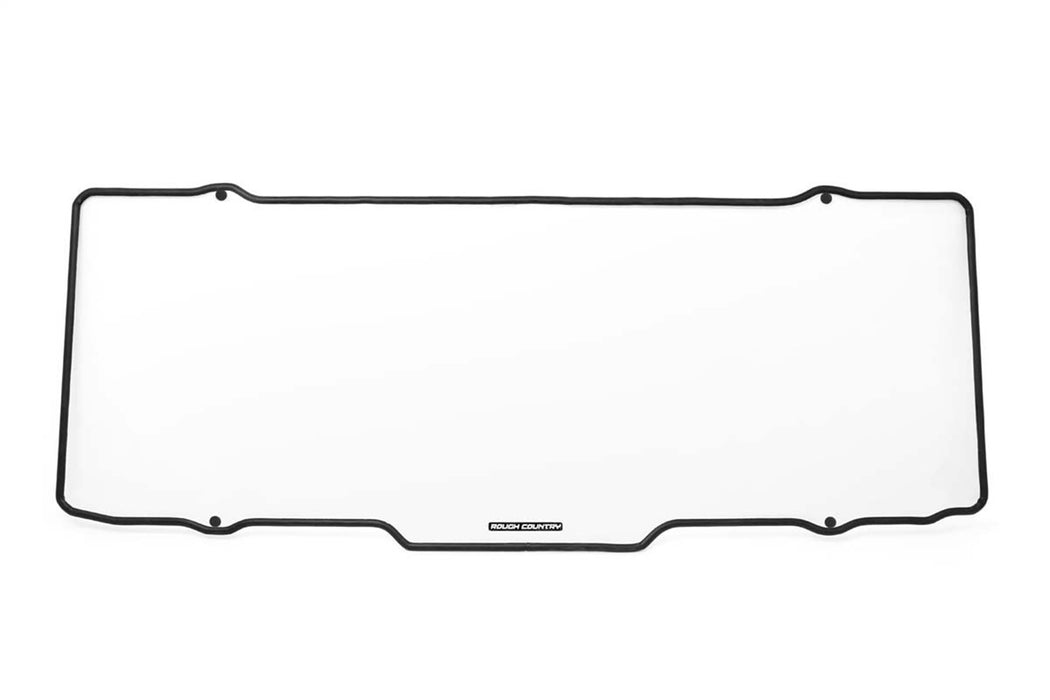 Rough Country 98132012 Polaris Scratch Resistant Rear Windshield Panel 16-20 Ranger 1000XP/13-20 Ranger 900XP Rough Country - Truck Part Superstore