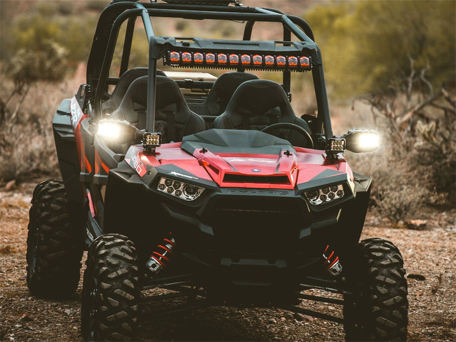 Rigid Industries 41648 14-20 Polaris RZR Turbo A-Pillar Mount Fits Reflect and Two D-Series, D-SS Series Or Ignite RIGID Industries - Truck Part Superstore