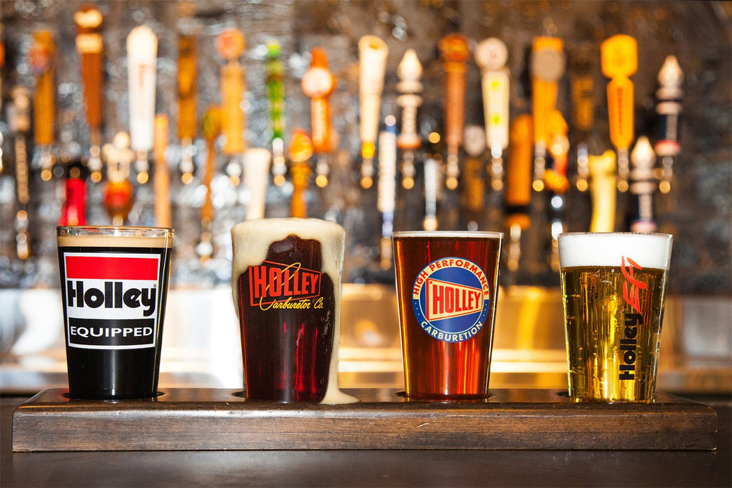 Holley 36-435 Holley Logo Pub Glass Assortment - Truck Part Superstore