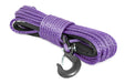Rough Country RS112 Synthetic Rope 85 Feet Rated Up to 16,000 Lbs 3/8 Inch Includes Clevis Hook and Protective Sleeve Purple Rough Country - Truck Part Superstore