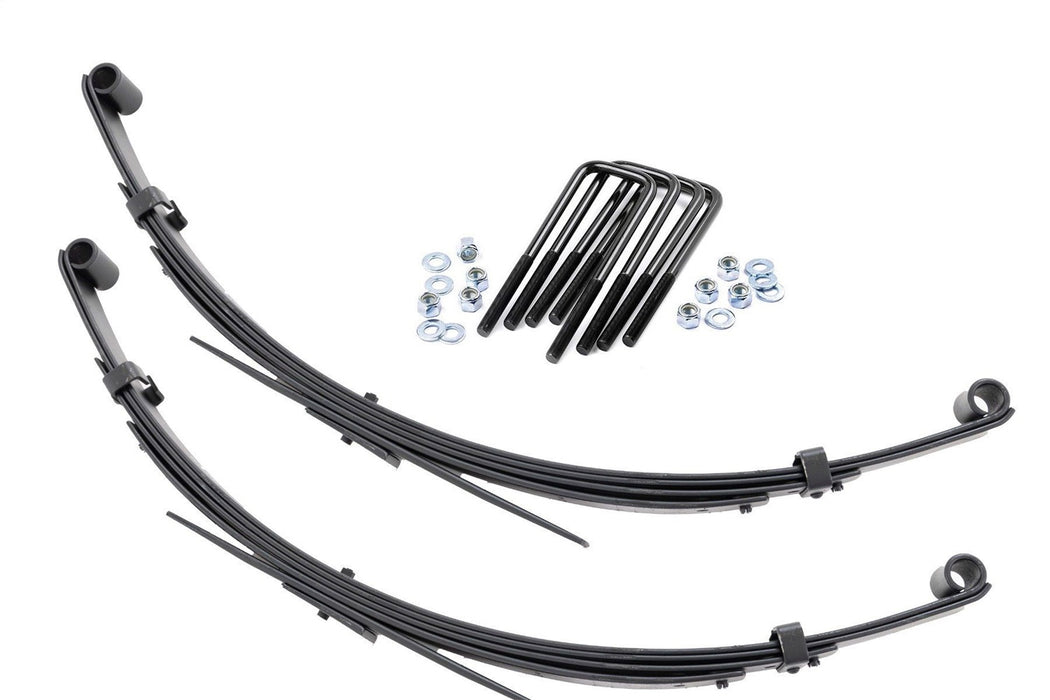 Rough Country 8025Kit Rear Leaf Springs 3 Inch Lift Pair 79-85 Toyota Truck 4WD Rough Country - Truck Part Superstore