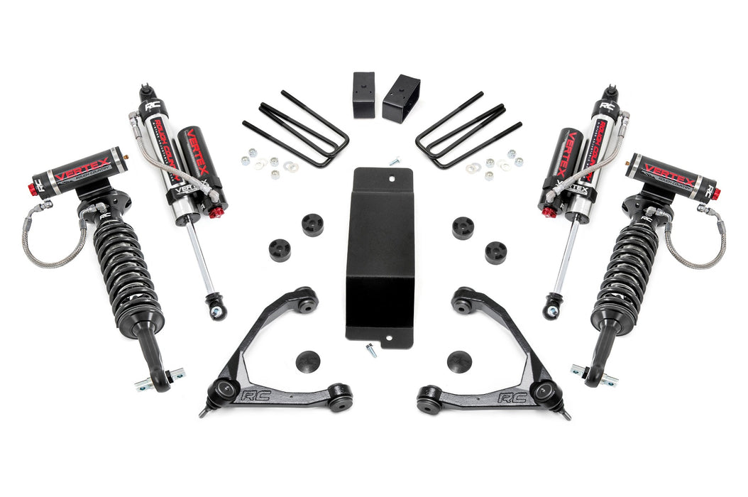 Rough Country 19450 3.5 Inch GM Suspension Lift Kit w/Upper Control Arms Vertex (07-16 1500 PU 4WD) Rough Country - Truck Part Superstore
