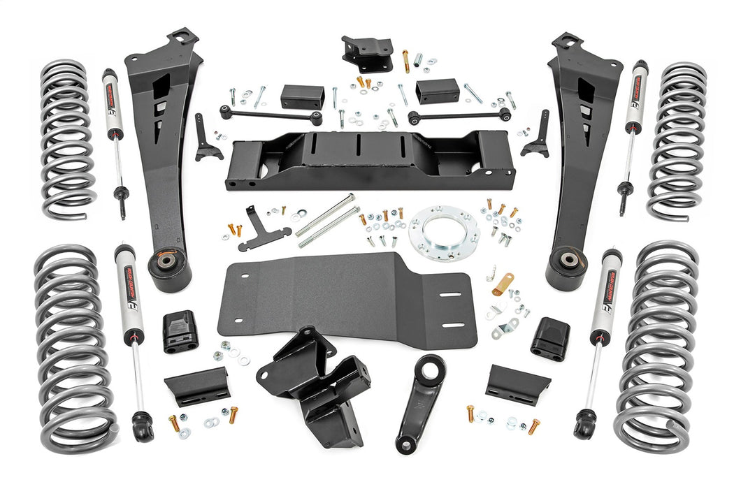 Rough Country 38370 5 Inch Lift Kit Dual Rate Coils V2 Non-AISIN 19-22 Ram 2500 Rough Country - Truck Part Superstore