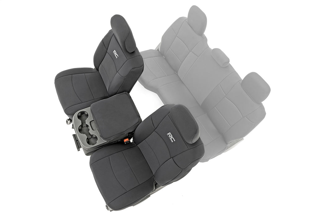 Rough Country 91042 Seat Covers Bucket Seats Front Row Ram 2500 2WD/4WD (19-23) Rough Country - Truck Part Superstore