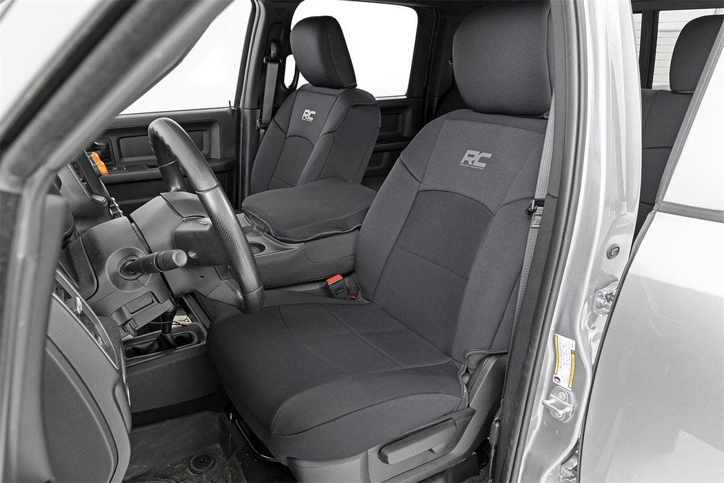 Rough Country 91044 Seat Covers Front Row and Rear Row 60/40 Rear Seat Ram 2500 2WD/4WD (19-23) Rough Country - Truck Part Superstore