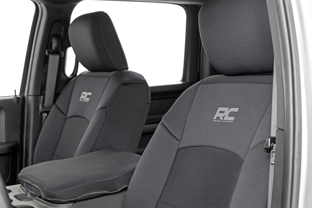 Rough Country 91043 Seat Covers Bucket Seats Front Row and Rear Row Ram 2500 2WD/4WD (19-23) Rough Country - Truck Part Superstore