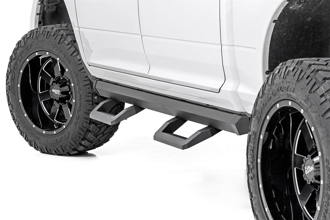 Rough Country 32001 SR2 Adjustable Aluminum Steps Crew Cab 09-18 Ram 1500/10-18 2500 Rough Country - Truck Part Superstore