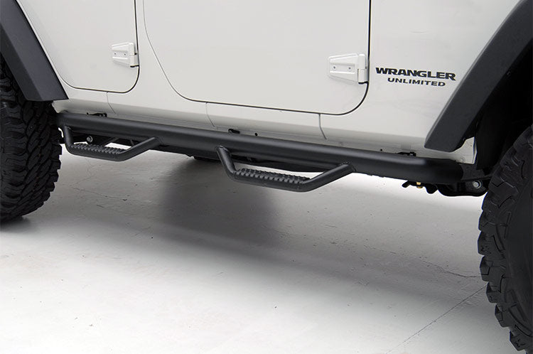 Rough Country 90764 Jeep Wheel to Wheel Nerf Steps 07-18 Wrangler JK 4 Door Rough Country - Truck Part Superstore