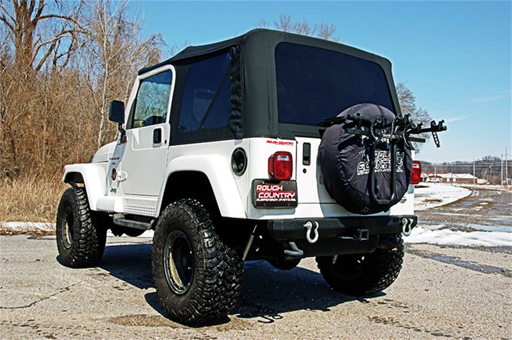 Rough Country RC85020.35 Jeep Replacement Soft Top Black 97-06 TJ Wrangler Full Steel Doors Rough Country - Truck Part Superstore