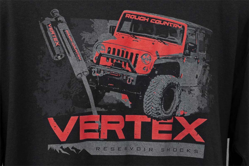 Rough Country 84090MD RC Vertex Long Sleeve T Shirt Medium Rough Country - Truck Part Superstore