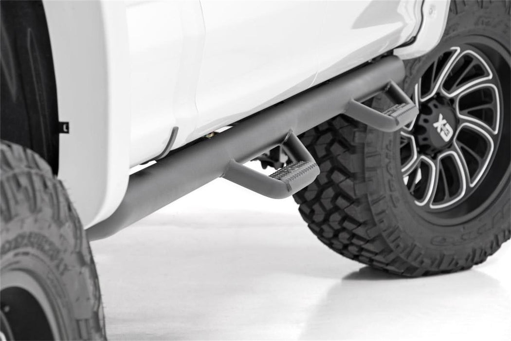 Rough Country RCF17100CC Ford Wheel to Wheel Nerf Steps 17-20 F-250/350 Crew Cab 6.75 Foot Bed Rough Country - Truck Part Superstore