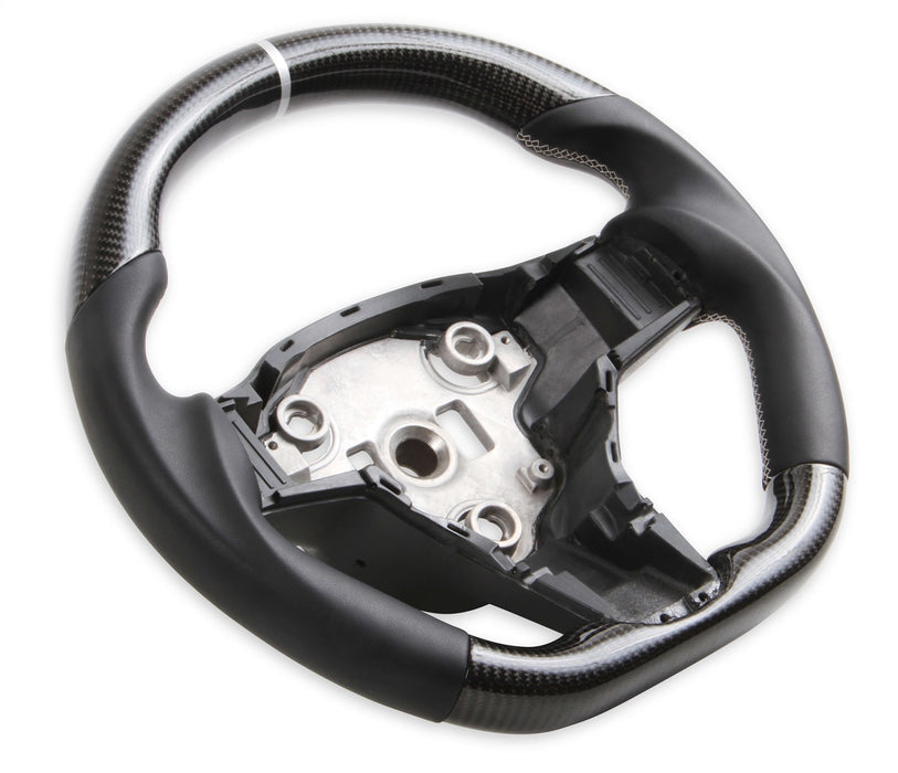 Lakewood RK950-01 Rekudo Steering Wheel; Carbon Fiber; Black Leather Grip; - Truck Part Superstore