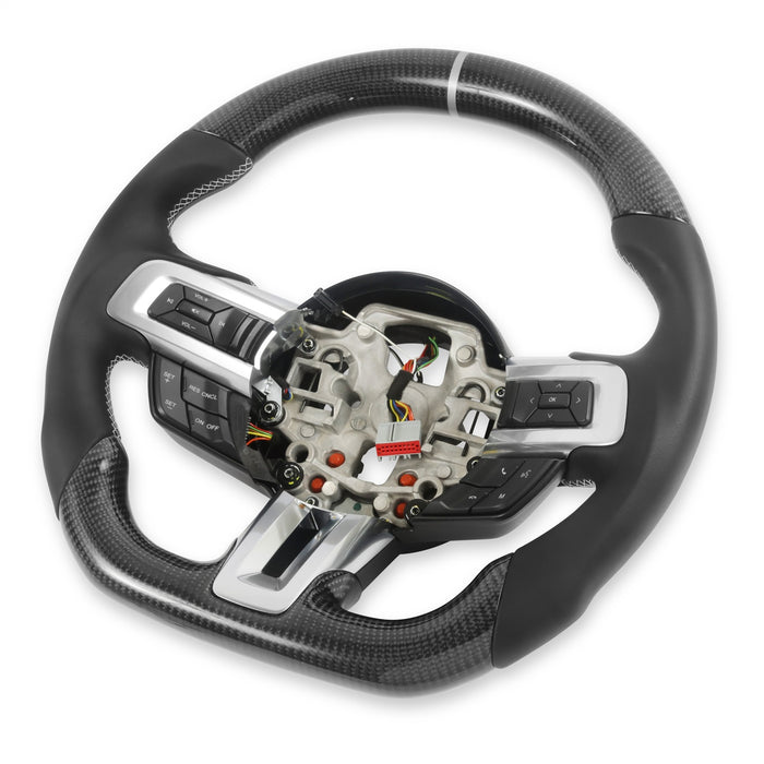 Lakewood RK950-09 Rekudo Steering Wheel; Carbon Fiber Leather Grip; - Truck Part Superstore