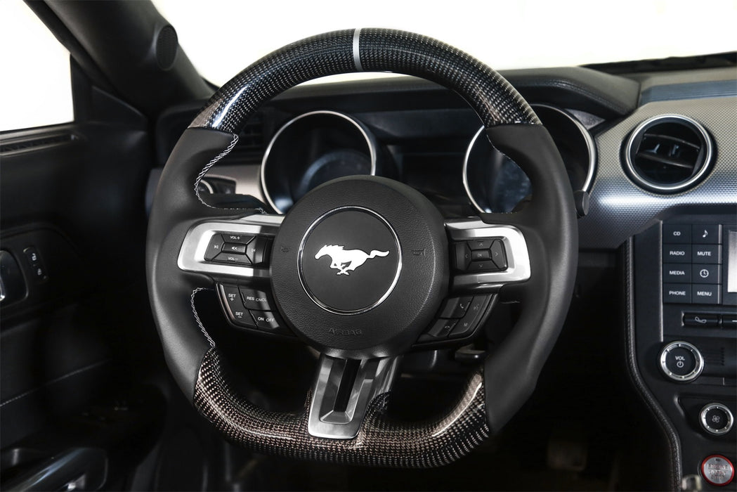 Lakewood RK950-09 Rekudo Steering Wheel; Carbon Fiber Leather Grip; - Truck Part Superstore