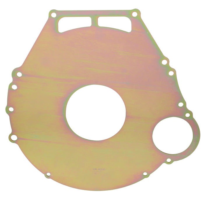 Quick Time RM-8005 Motor Plate; Steel; 1/8in.; Zinc Yellow Dichromate; w/176/184 Flywheel; - Truck Part Superstore