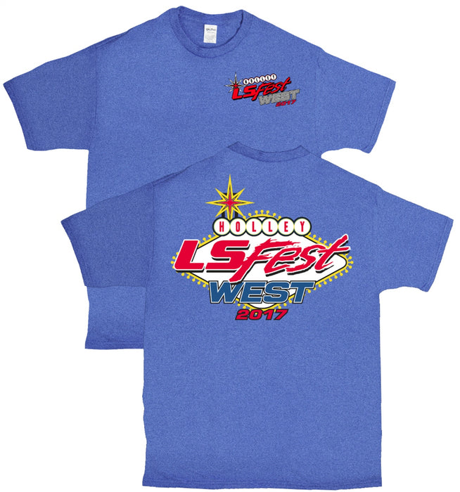 Holley 10102-MDHOL 2017 LS Fest West T-Shirt - Truck Part Superstore