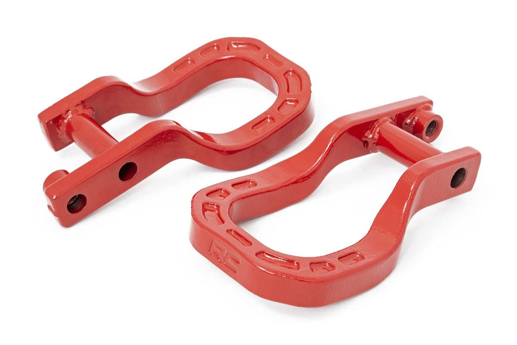 Rough Country RS132 Forged Tow Hooks 19-20 Silverado 1500 Red Rough Country - Truck Part Superstore