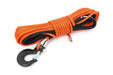 Rough Country RS143 1/4 Inch Synthetic Rope 85 Feet Rated Up to 16,000 Lbs 3/8 Inch Includes Clevis Hook and Protective Sleeve UTV, ATV Orange Rough Country - Truck Part Superstore