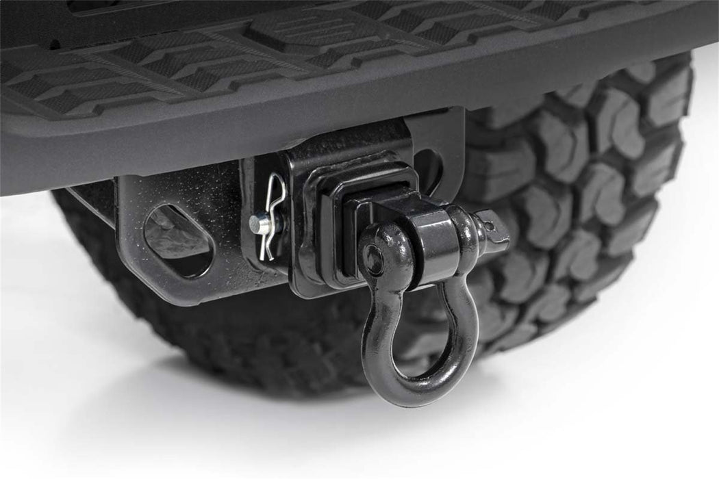 Rough Country RS126 Forged Clevis Hook Gray Fits 5/16 - 3/4 Inch D-Rings Fits 1 Inch Winch Ropes Rough Country - Truck Part Superstore