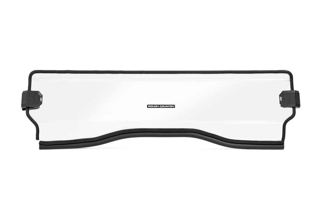 Rough Country 98102011 Polaris Scratch Resistant Half Windshield 20-21 Polaris RZR PRO XP Rough Country - Truck Part Superstore