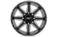 Rough Country 91221212M 91 Series Milled One-Piece Gloss Black 22x12 6x5.5 -44mm Rough Country - Truck Part Superstore