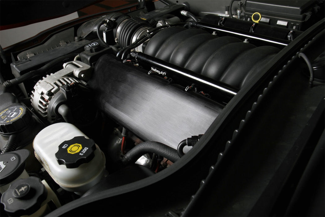 Holley 242-1 LS Valve Cover; Big Block Chevy Look; Paintable; Pair; - Truck Part Superstore