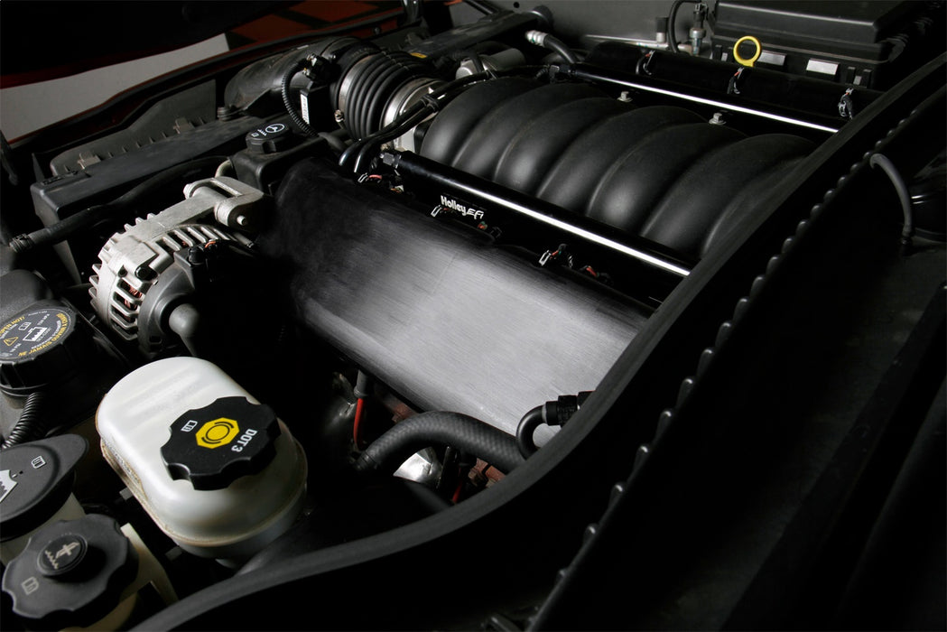 Holley 242-1 LS Valve Cover; Big Block Chevy Look; Paintable; Pair; - Truck Part Superstore