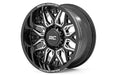 Rough Country 86201013 86 Series Wheel One-Piece Gloss Black 20x10 5x4.5 -19mm Rough Country - Truck Part Superstore