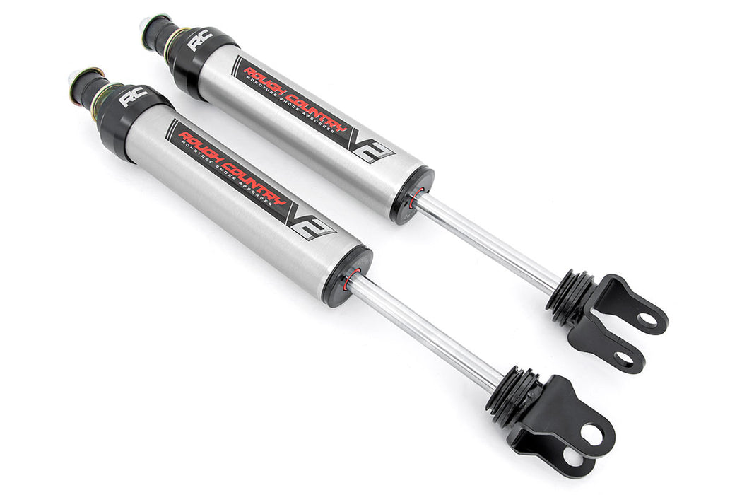 Rough Country 760747_A Chevy/GMC Silverado/Sierra 1500 4WD (99-06) V2 Front Shocks (Pair) 0-3.0 Inch Rough Country - Truck Part Superstore