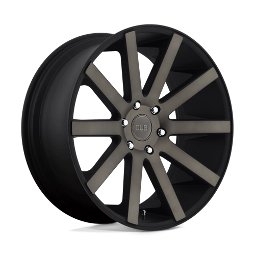 DUB 1PC S121229584+20 S121 22X9.5 6X5.5 MT-BLK-DDT 20MM - Truck Part Superstore