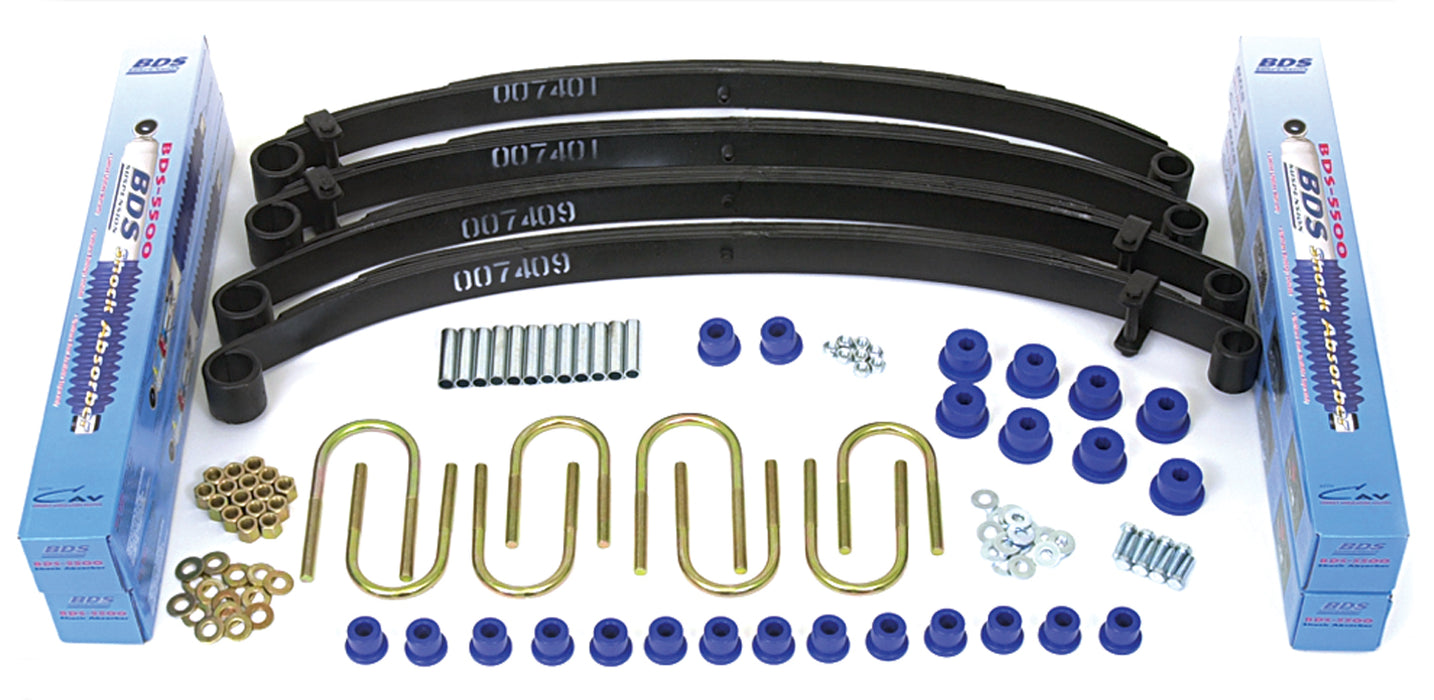 BDS Suspension 701H 85-95 Samurai 4/4 Spring Kit - Truck Part Superstore