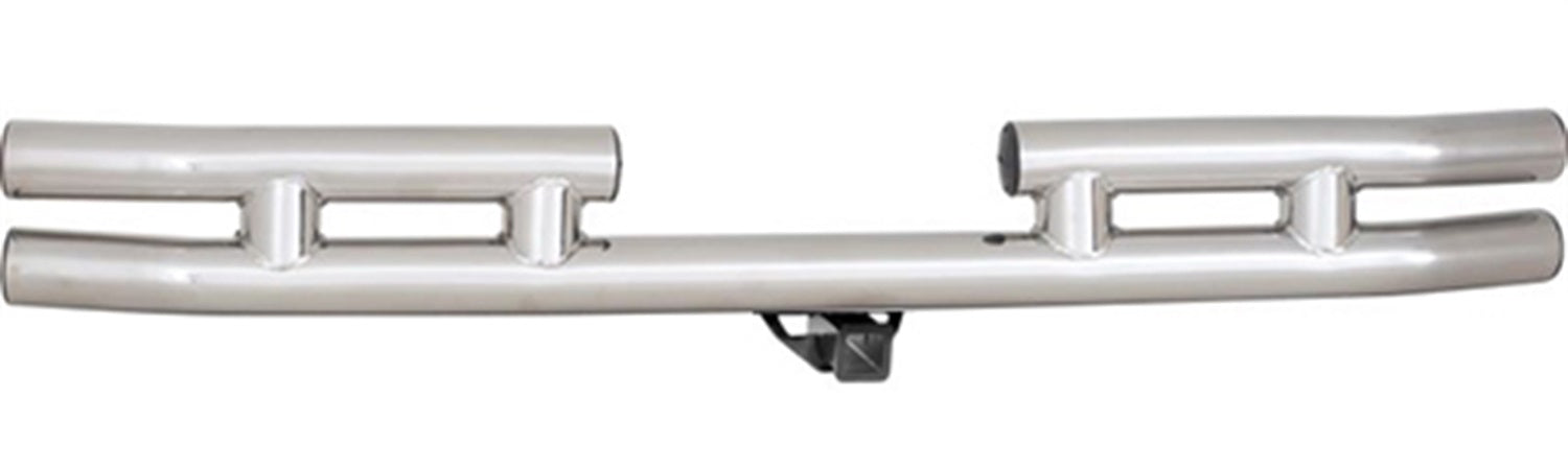 Smittybilt JB44-RHS Tubular Bumper Rear W/Hitch 87-06 Wrangler YJ/TJ/LJ Stainless Steel Smittybilt - Truck Part Superstore
