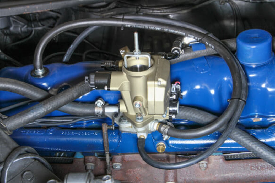 Holley EFI 550-552 Holley Sniper EFI Throttle Body; For Autolite 11000 Carburetors; Gold Finish; - Truck Part Superstore
