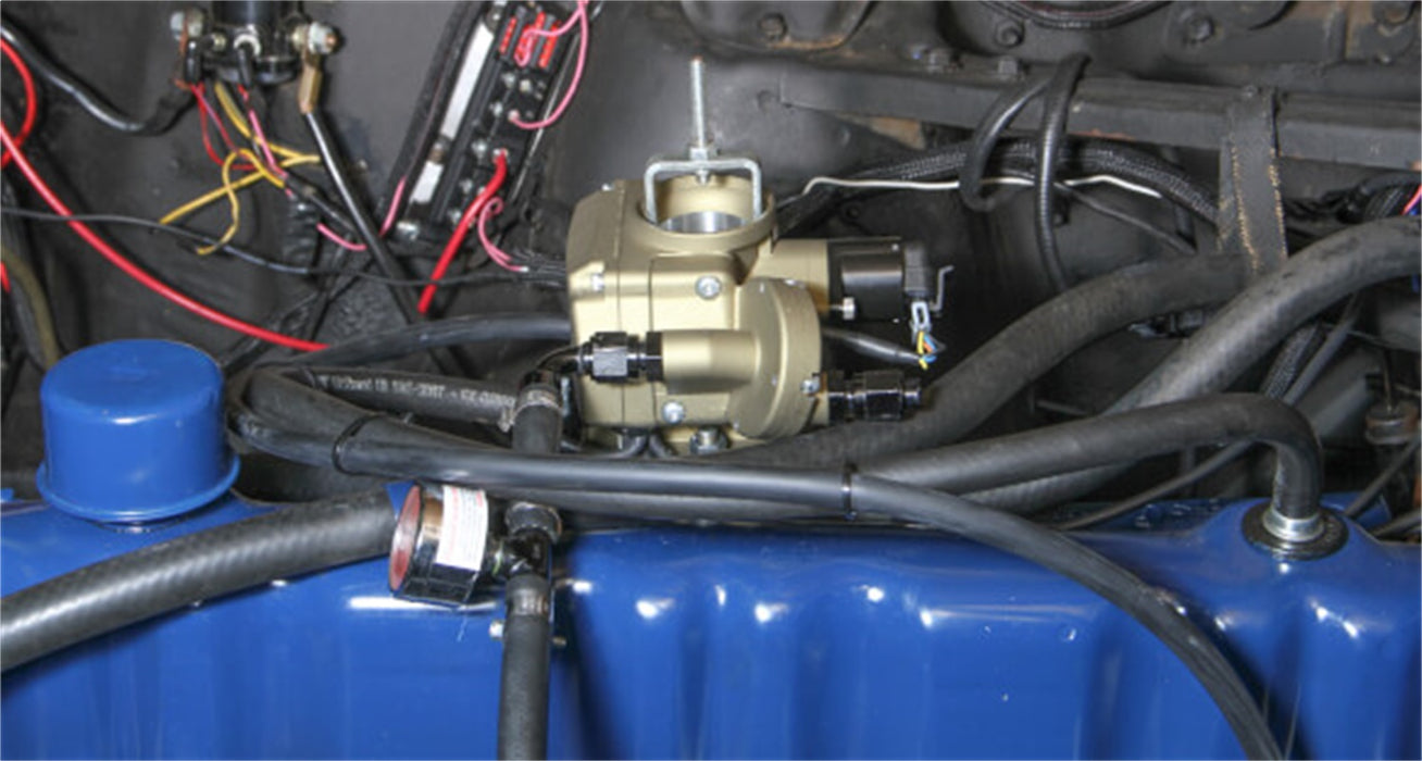 Holley EFI 550-552 Holley Sniper EFI Throttle Body; For Autolite 11000 Carburetors; Gold Finish; - Truck Part Superstore