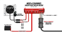 MSD 7564 Stand Alone Solid State Relay Kit - Truck Part Superstore