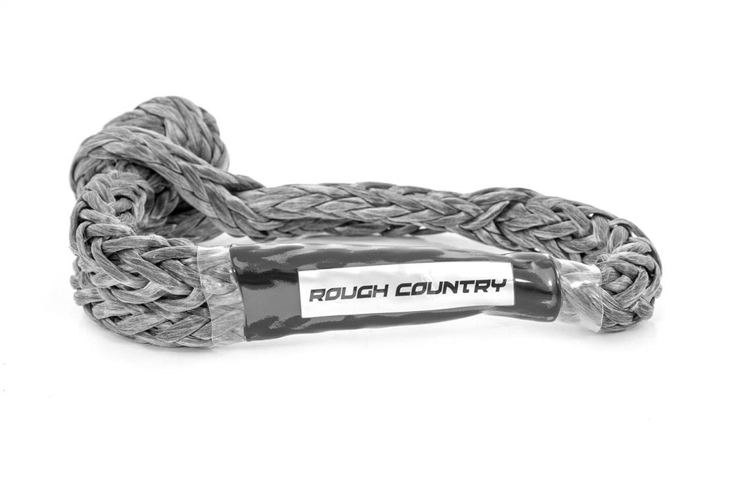 Rough Country RS135 Soft Shackle Rope 7/16 Inch Diameter 34,000 LB Breaking Strength Gray Rough Country - Truck Part Superstore