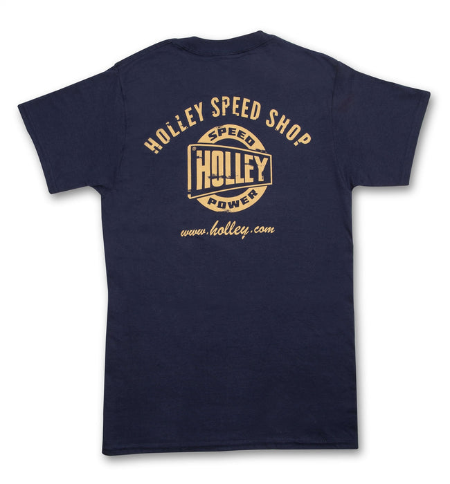 Holley 10132-XXLHOL Truck Door T-Shirt; Pocket; XX-Large; Navy; - Truck Part Superstore